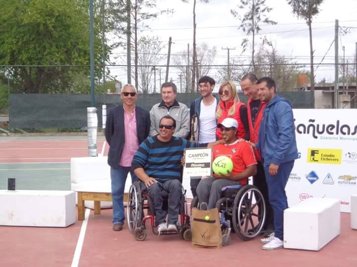 Tenis adaptado: Ledesma, campeón en singles y dobles de Cañuelas