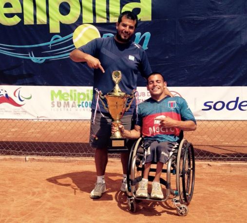Tenis adaptado: Ezequiel Casco, otra vez campeón en Chile