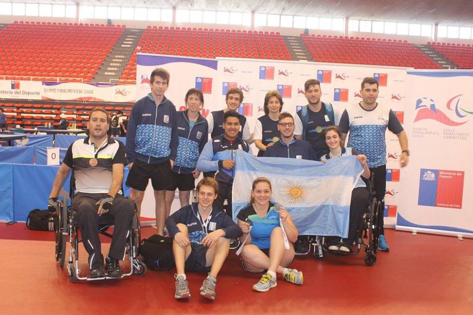 Tenis de mesa: diez medallas argentinas en Chile