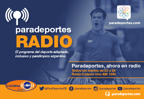 Este martes a las 23, tercer programa de Paradeportes Radio