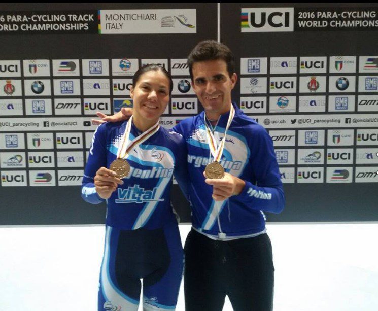 Ciclismo adaptado: Mariela Delgado obtuvo un bronce en el Mundial de Italia