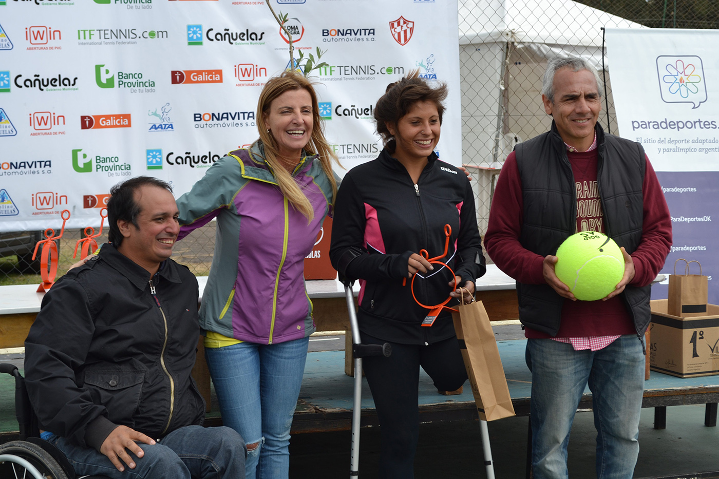 Tenis adaptado: Antonella Pralong, doble campeona en el Open Cañuelas