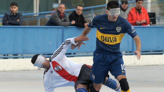 Fútbol para ciegos: Boca y River, protagonistas de las semifinales con transmisión por streaming de Paradeportes