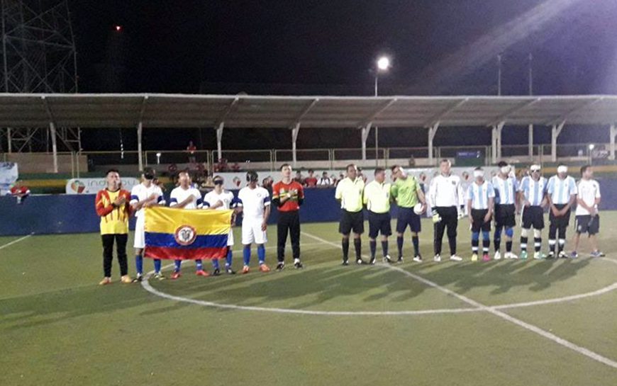 Fútbol 5 para ciegos: Argentina comenzó con el pie derecho en Colombia