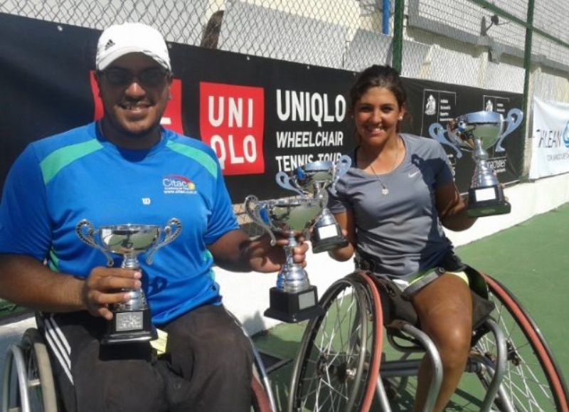 Tenis adaptado: Ledesma y Moreno, subcampeones en Brasil