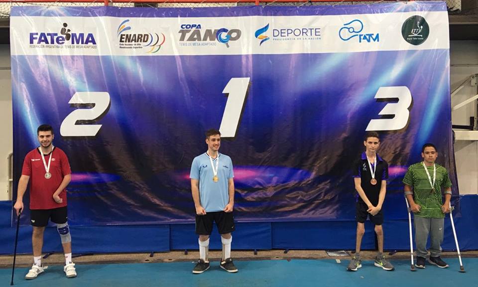 Tenis de mesa adaptado: Aleksy Kaniuka, campeón juvenil en la Copa Tango