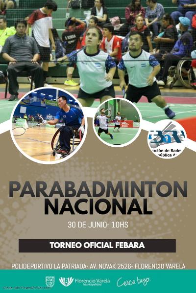 Parabádminton: se viene el primer Torneo Nacional